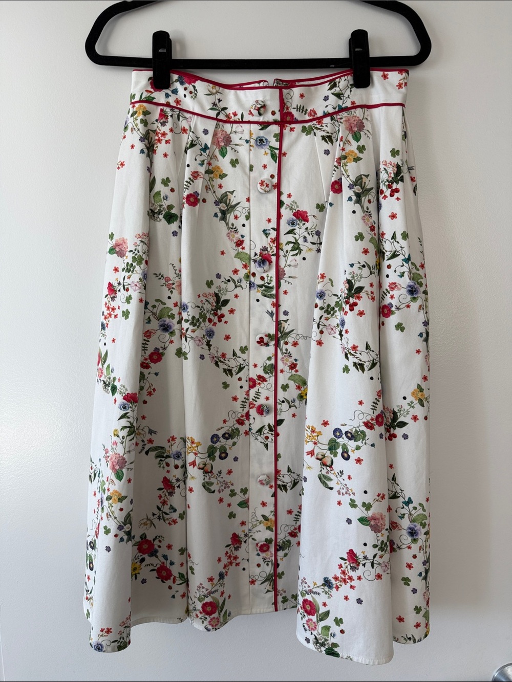 Molly Moorkamp Floral A-Line Skirt